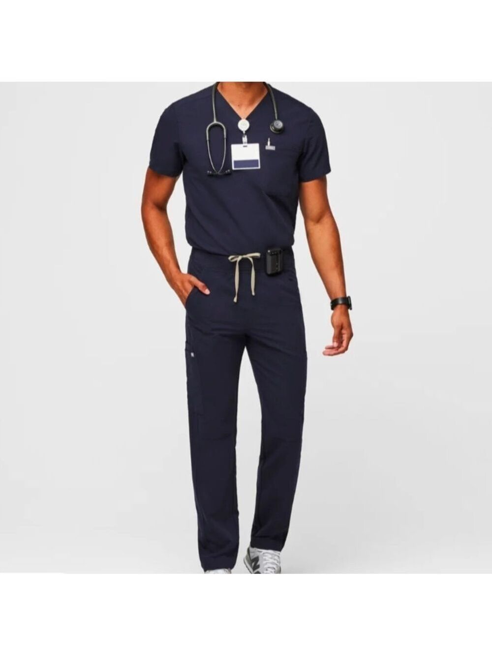 Figs Technical Collection Navy Axim Cargo Scrub Pants Size XL